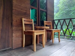 Family Cabin, 2 Double Beds, Shared Bathroom | Terrace/patio - Cabaña Tu'ur (Ocosingo)
