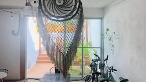 32-inch flat-screen TV with cable channels, TV - Casa Bizu (Bacalar)