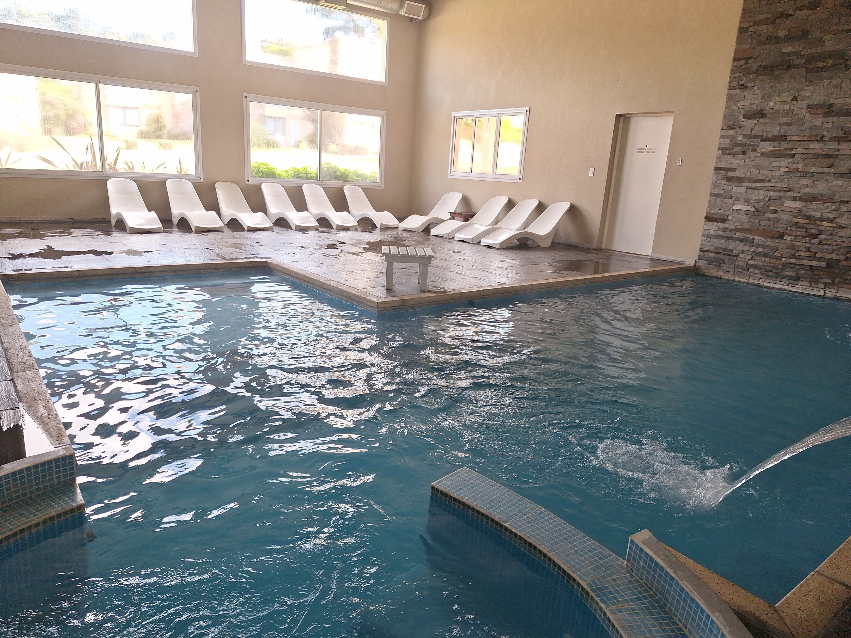 Pool waterfall