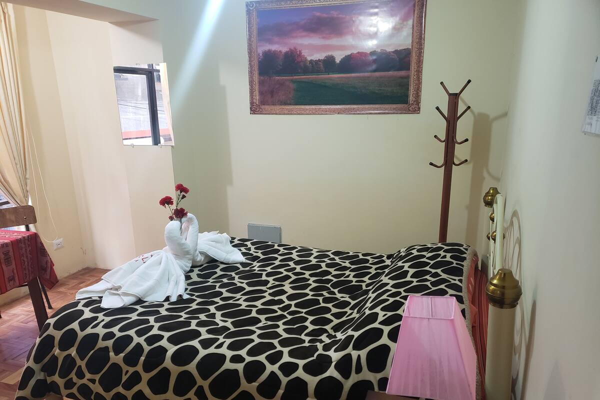 Blackout curtains, iron/ironing board, free WiFi