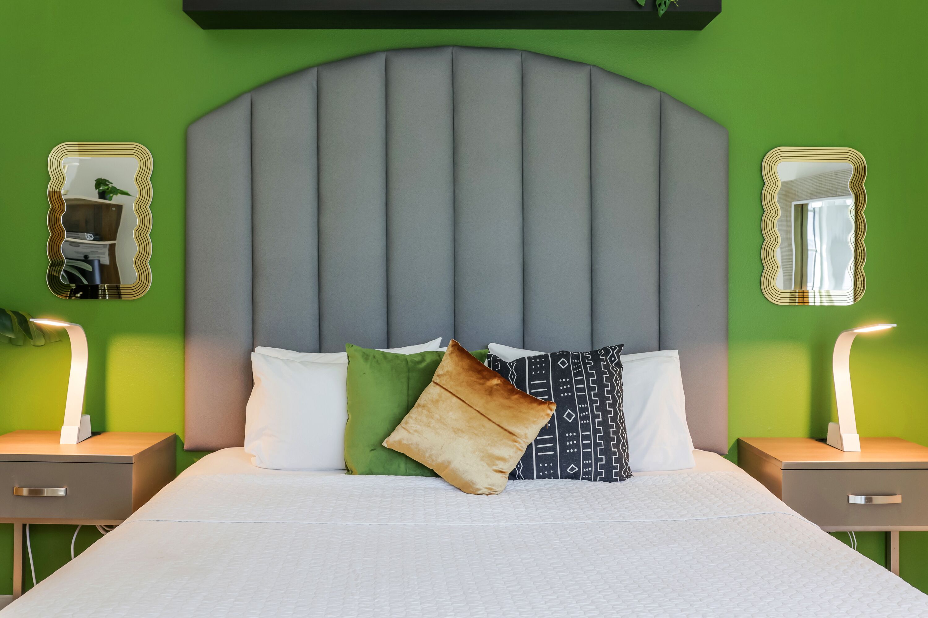 Standard Room, Multiple Beds, Private Bathroom (Self check-in) | Desk, laptop workspace, blackout drapes, iron/ironing board