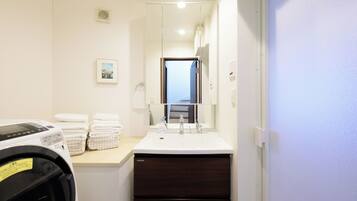 Private Vacation Home | Bathroom | Separate tub and shower, deep soaking tub, hair dryer, slippers