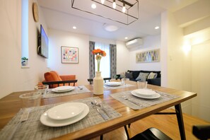 Private Vacation Home | Living area | Flat-screen TV - Sangen-jaya House-O (Tokyo)