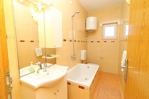 Badewanne, Handtücher