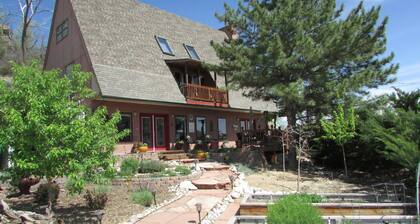 Korkea aavikko ahven näköalalla