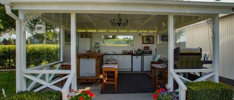 Opções para refeição ao ar livre