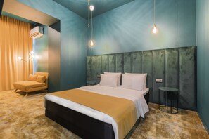 Chambre Deluxe double | Système d’insonorisation, accès au Wi-Fi (inclus)