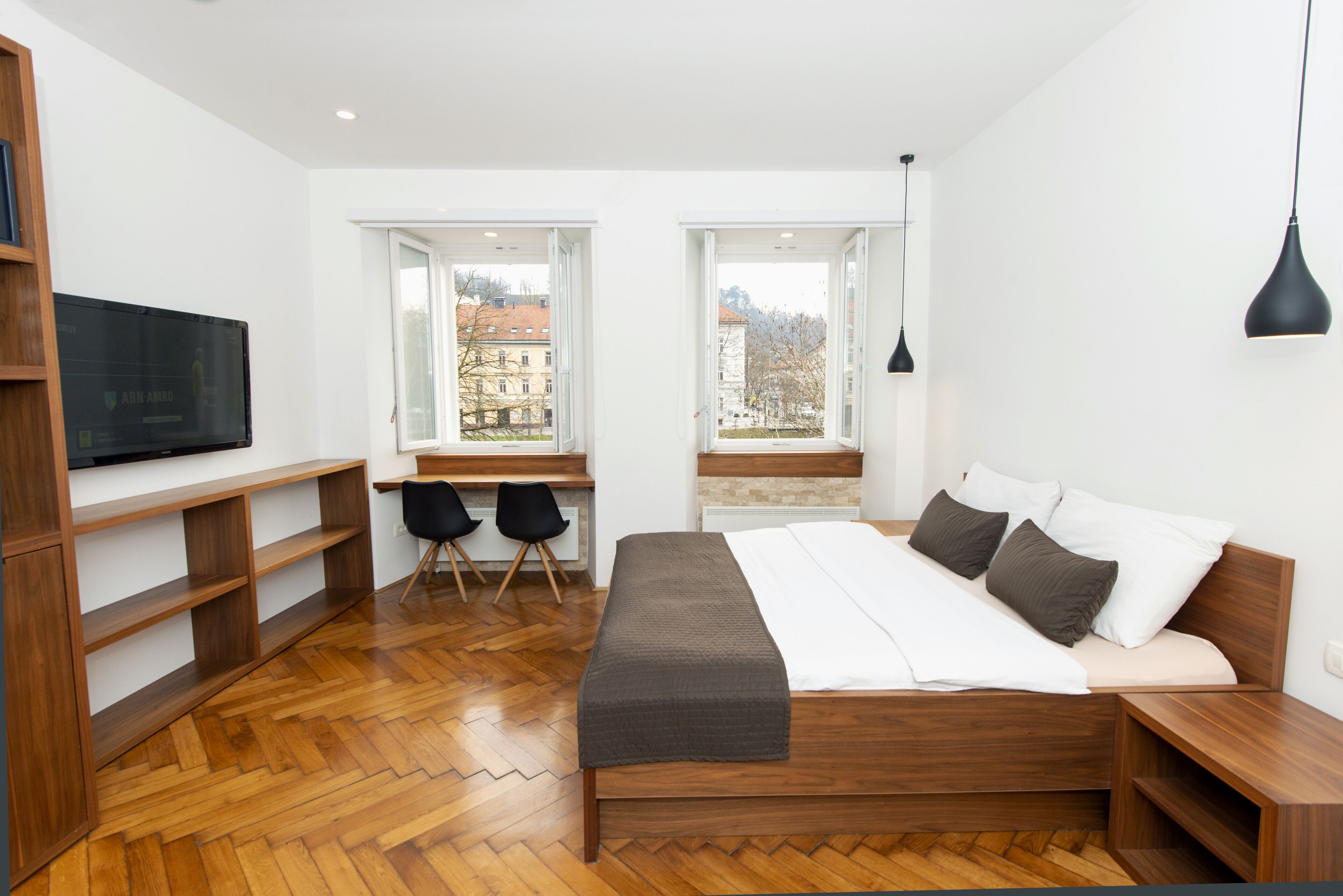 Double Room, River View | In-room safe, individually decorated, desk, laptop workspace