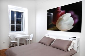 Habitación doble, vistas al río | Caja fuerte, decoración individual, escritorio