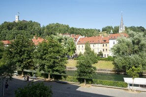 Deluxe appartement, 1 slaapkamer, uitzicht op rivier | Uitzicht vanuit de kamer