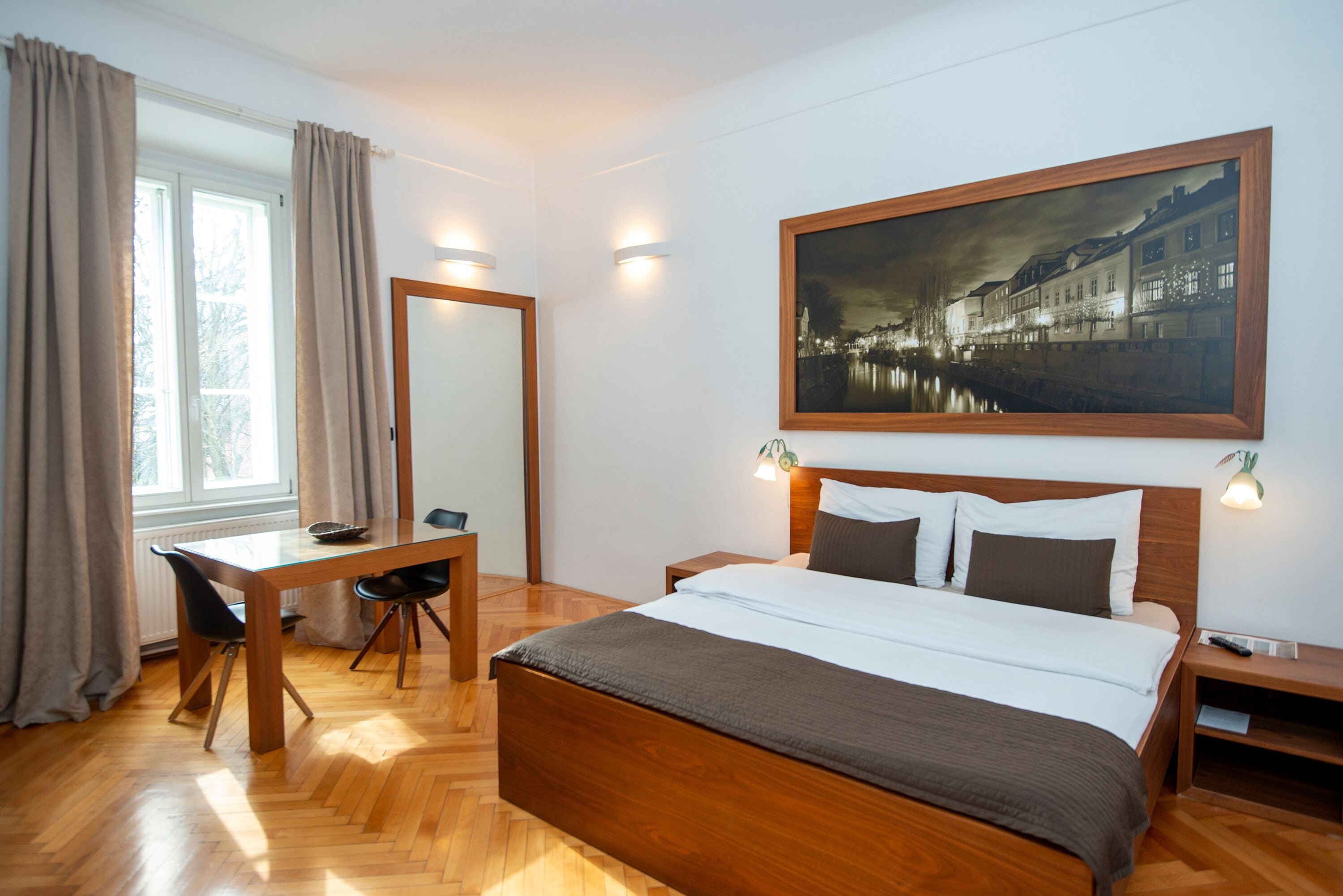 Studio | Premium bedding, memory foam beds, in-room safe, individually decorated