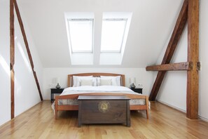 2 camere, biancheria da letto di alta qualità, una cassaforte in camera