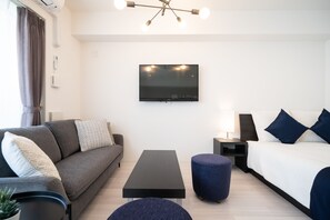 1 bedroom, desk, laptop workspace, blackout curtains - STAY&GO Shinsaibashi (Osaka)