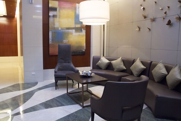 Lobby sitting area