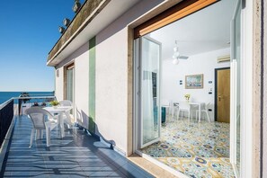 Blick von der Unterkunft