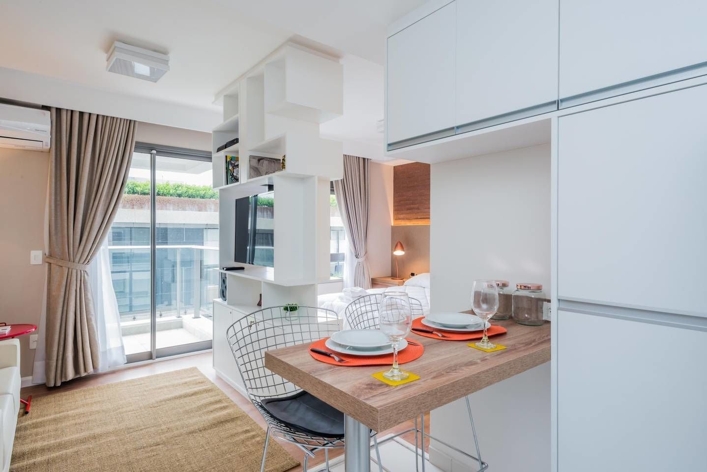 Apartamento (0 Bedroom) | Cozinha privada | Geladeira, fogão, cooktop, máquina de café expresso