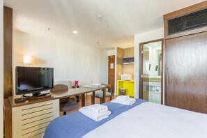 Apartment (0 Bedroom) | Bügeleisen/Bügelbrett, WLAN, Bettwäsche