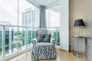 公寓 (1 Bedroom) | 1 多间卧室、熨斗/熨衣板、WiFi、床单