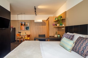 Căn hộ (0 Bedroom) | Bàn ủi/dụng cụ ủi quần áo, truy cập Internet không dây, bộ trải giường 