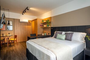 Căn hộ (0 Bedroom) | Bàn ủi/dụng cụ ủi quần áo, truy cập Internet không dây, bộ trải giường 