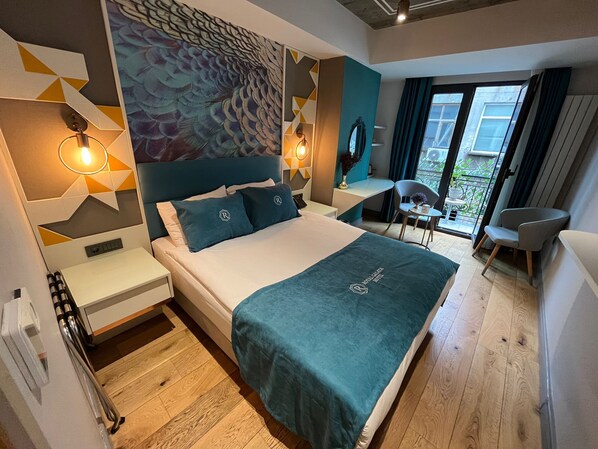 Allergitestade sängkläder och minibar med vissa gratis produkter