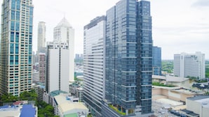 Design-Apartment | Blick auf die Stadt