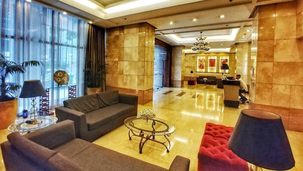 Sitzecke in der Lobby