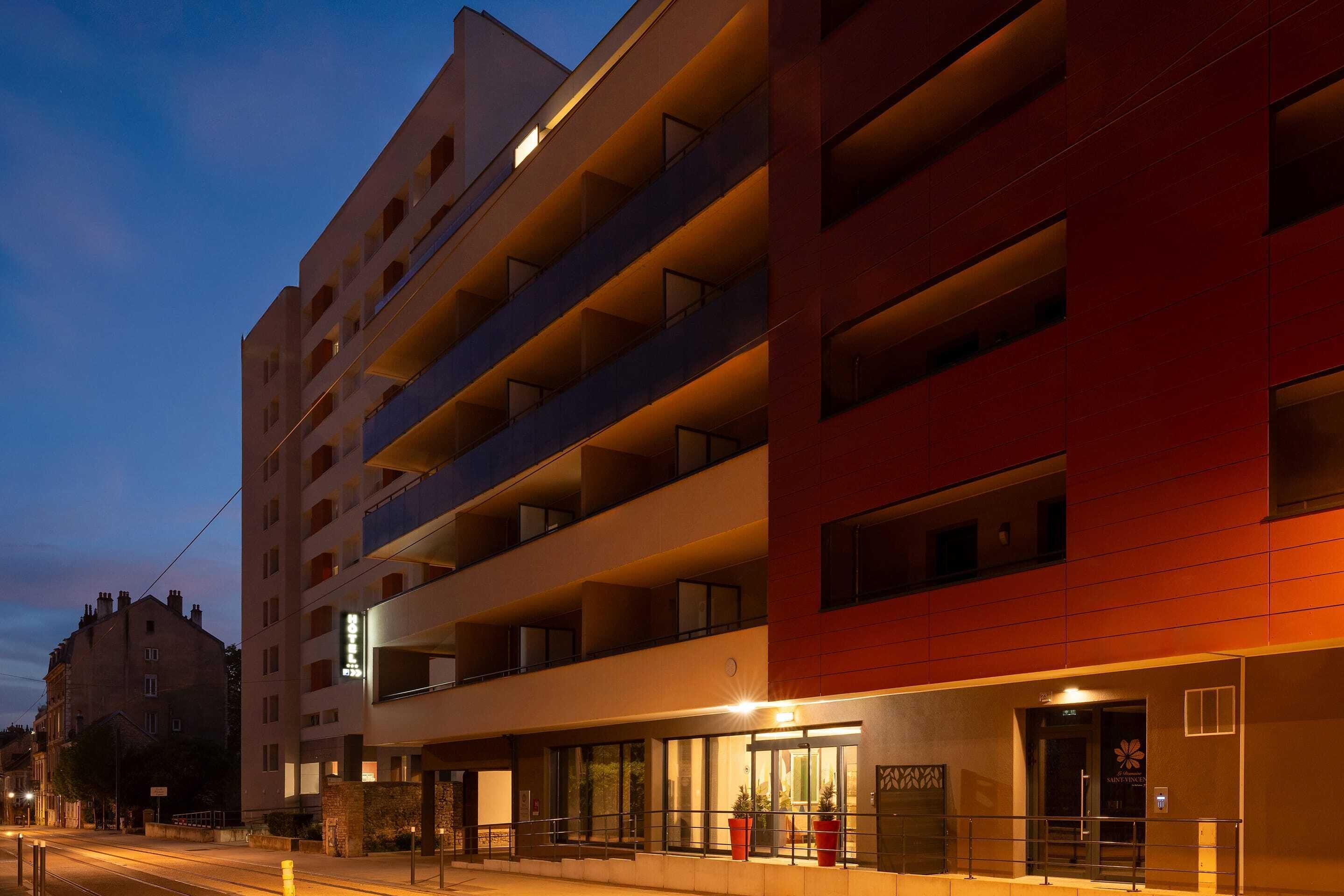 Façade de l’hébergement