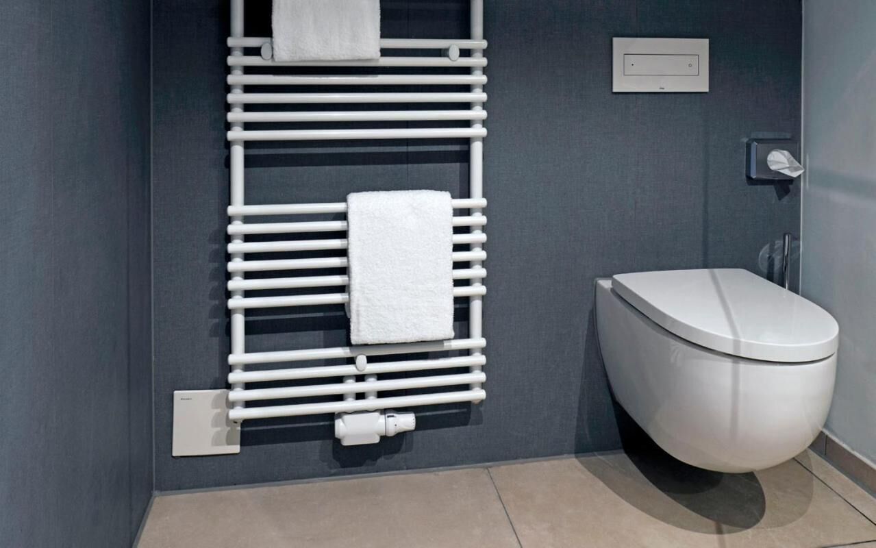 hair dryer, slippers, towels, soap