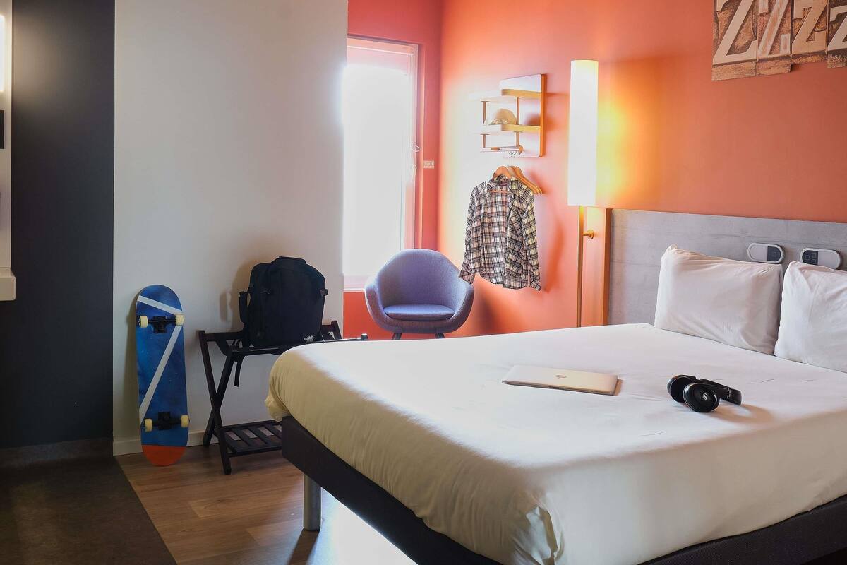 ห้องซูพีเรีย, เตียงใ หญ่ 1 เตียง (XL) | ผ้าม่านกันแสง, ห้องเก็บเสียง, Wi-Fi ฟรี, ผ้าปูที่นอน
