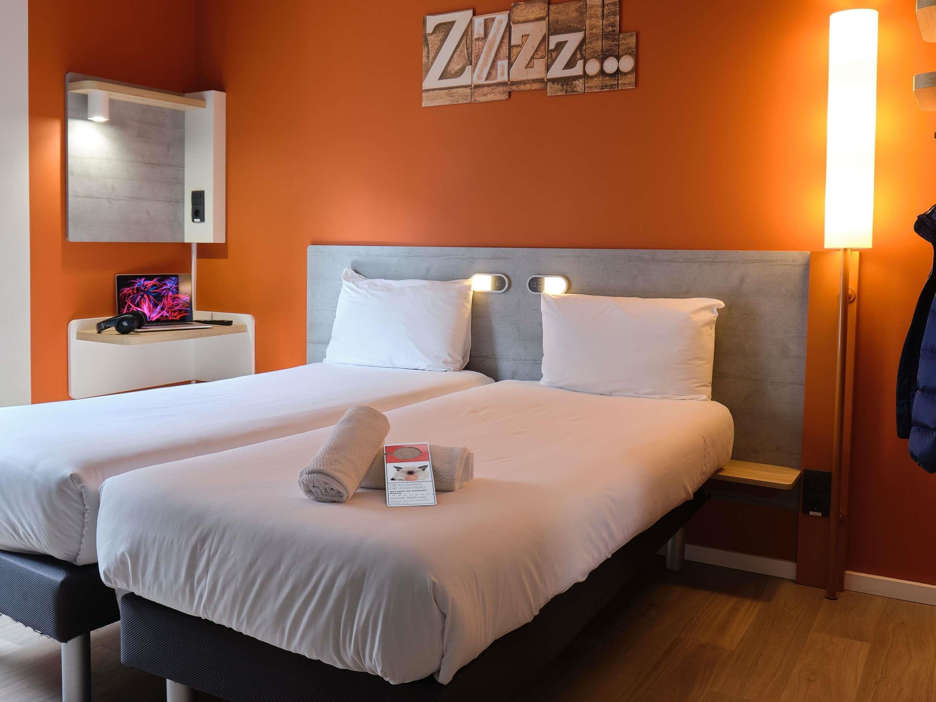 Adapted Twin Room (2 Single Beds) | Blackout curtains, soundproofing, free WiFi, bed sheets