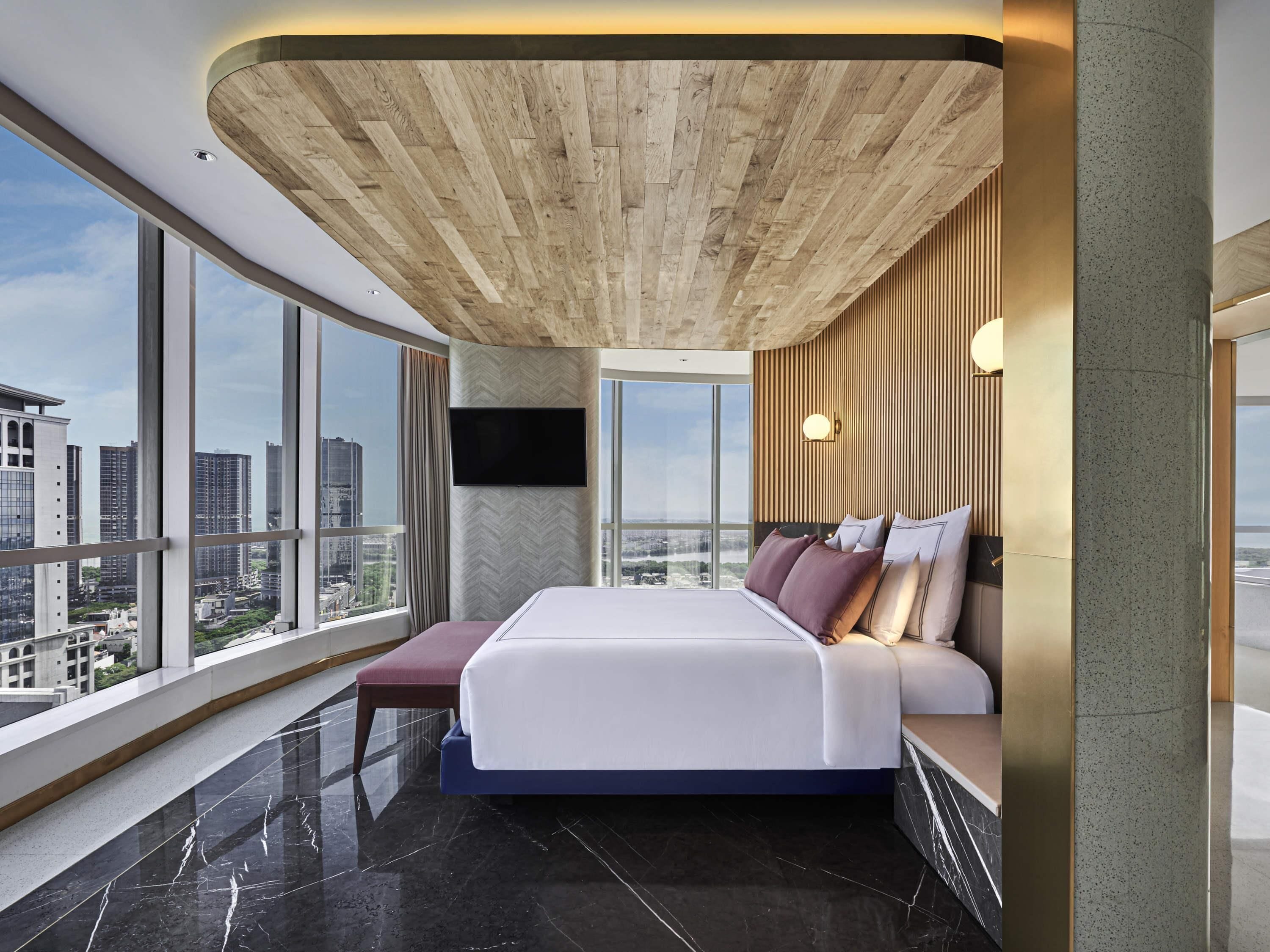 Suite, 1 King-Bett (St. Gallen) | Hochwertige Bettwaren, Zimmersafe, Schreibtisch