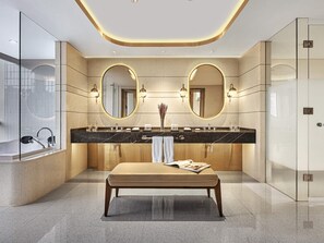 Suite, 1 King Bed (St. Gallen) | Premium bedding, in-room safe, desk, laptop workspace