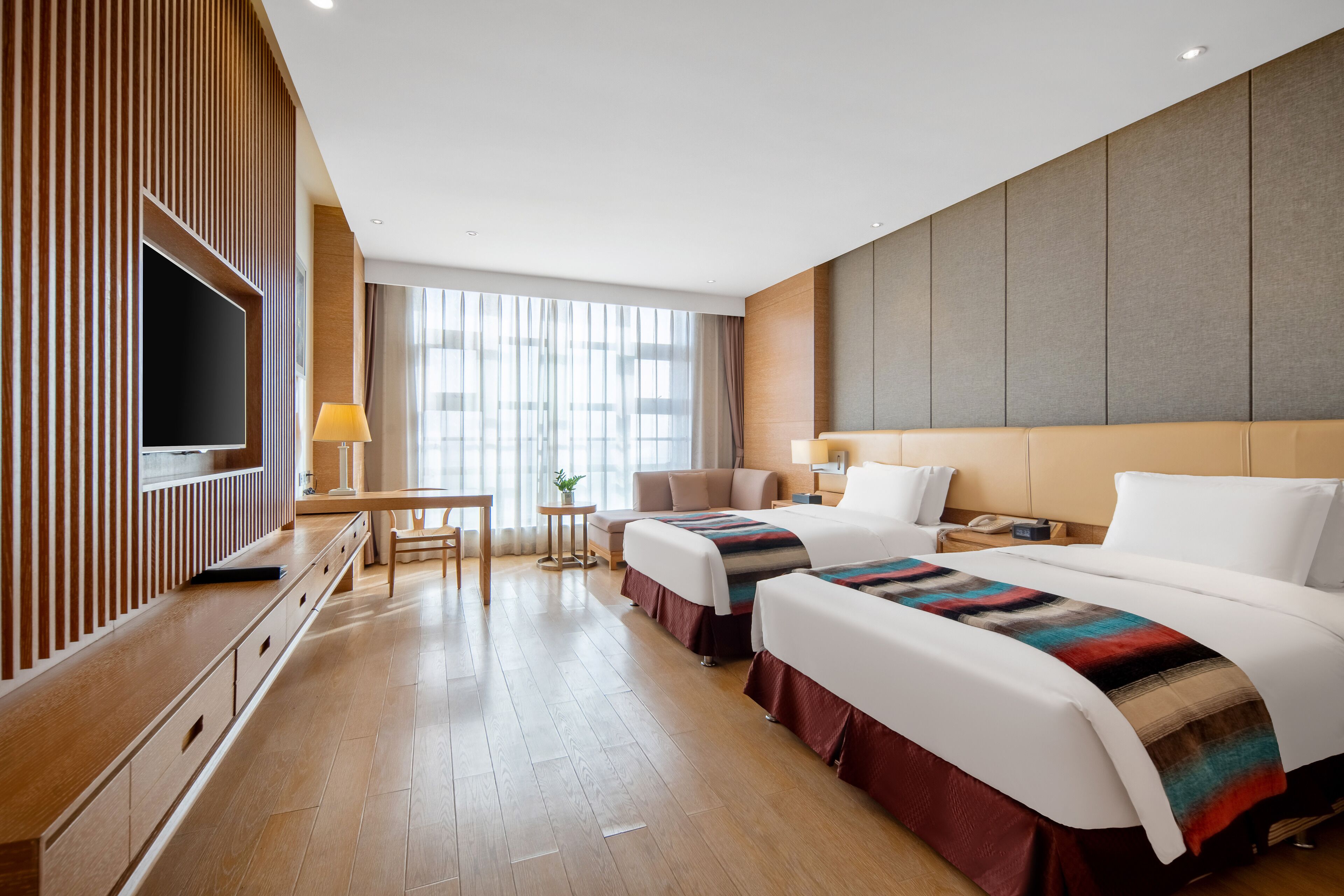 高级房, 2 张单人床 | 客房内保险箱、办公桌、隔音、熨斗/熨板