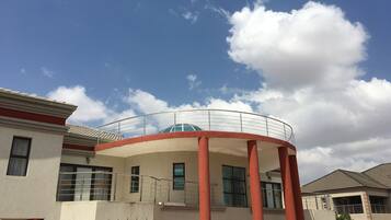 Front of property – evening/night