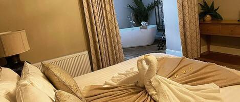 Superior Double Room | Premium bedding, memory foam beds, desk, soundproofing