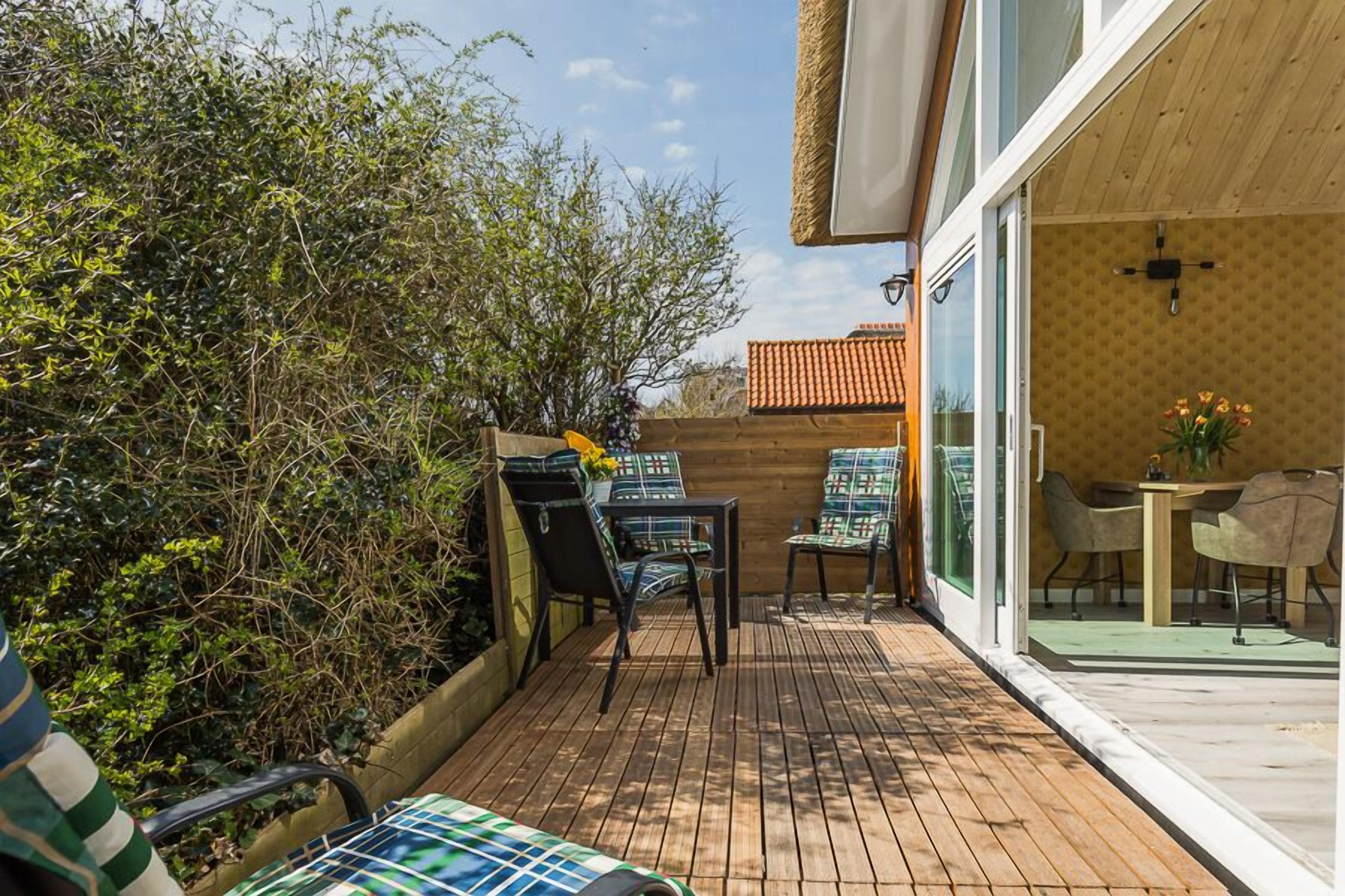 Huisje | Uitzicht vanaf balkon