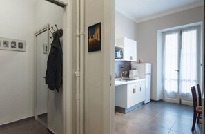 Appartamento, 1 camera da letto | Cucina privata | Frigorifero, piano cottura, pentole/stoviglie/utensili