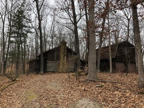 Exterior - Rustic but comfortable private cabin in the woods. NOTE:  31 day minimum stay. (Nashville)