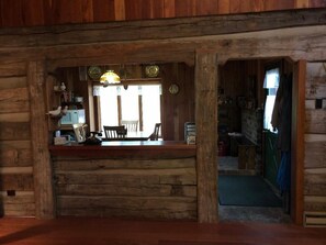 Interior - Rustic but comfortable private cabin in the woods. NOTE:  31 day minimum stay. (Nashville)