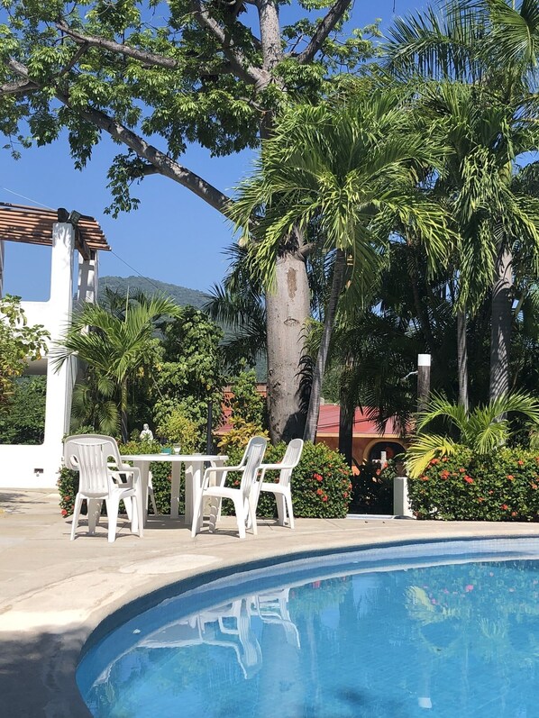 Alberca al aire libre 