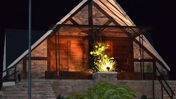 Front of property – evening/night