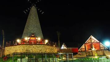 Front of property - evening/night