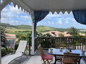 Outdoor dining - Villa Vauclin 5 persons, calm and rest near the sea (LE VAUCLIN)