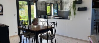 Whole farmhouse for 5 people and a baby, fully equipped play area