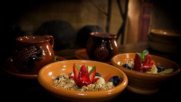 Daily cooked-to-order breakfast for a fee