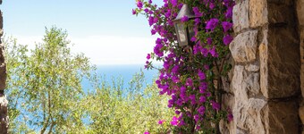 Villa Esposito - Rustic Family Home with Sea View