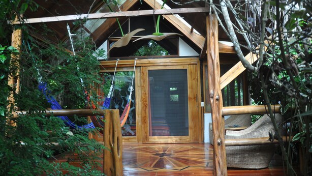 Terrace/patio - Hosteria Mandala (Puerto Lopez)