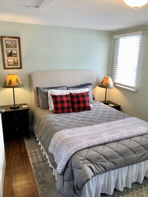 2 dormitorios, tabla de planchar con plancha, wifi gratis y ropa de cama