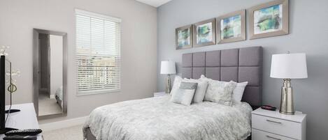 4 habitaciones, tabla de planchar con plancha, wifi y ropa de cama
